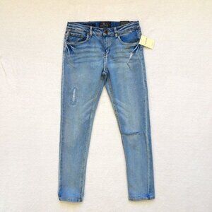 Lucky Brand Zoe Skinny Jeans Girls Size 16 Blue Denim Stretch